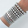 13pcs/Set Fashion Bohemian Beaded Bracelets For Women Elegant Minimalist Star Round Bead Design Lightweight Bracelet Daily Wear