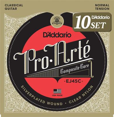 Струны для классической гитары Pro Arte Composite Normal EJ45C x 10 Set D'Addario Long-Lasting []