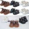 Casual Wear Clothes Accessories Fashion Doll Leather Shoes Short Boots  20cm Cotton Doll/1/12 Dolls