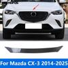 Для Mazda CX-3 CX3 2014-2024 2025 Углеродное волокно Передняя крышка капота Решетка капота Накладка Отделка Внешние аксессуары Стайлинг автомобиля