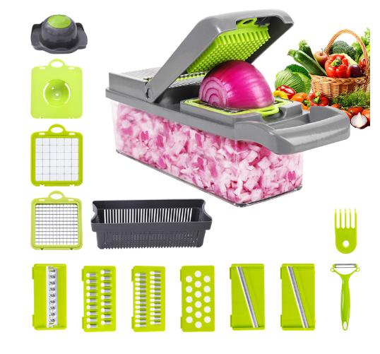 Factory Kitchen Accessories Metal 1 Food Cutter Veggie Onion Chopper Mandoline Slicer Multifunctional Vegetable Cutter