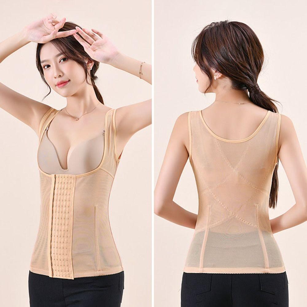 Камисоль с кружевной отделкой большого размера, сетчатый, тонкий, компрессионный, формирующий фигуру, утягивающий, для тренировок