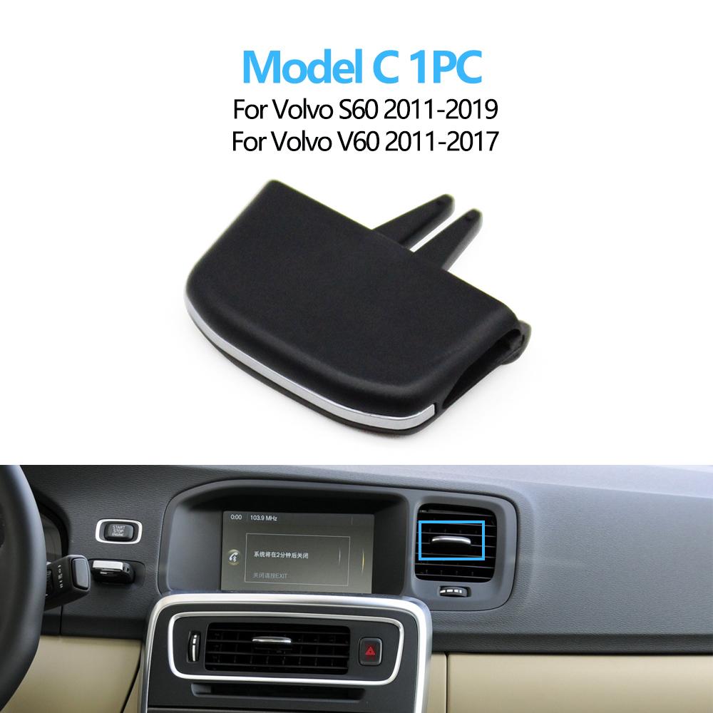 Автомобильный передний кондиционер, вентиляционная решетка переменного тока, слайдер, клипса, ремонтный комплект для Volvo S60 V60 V40 2011 2012 2013 2014 2015