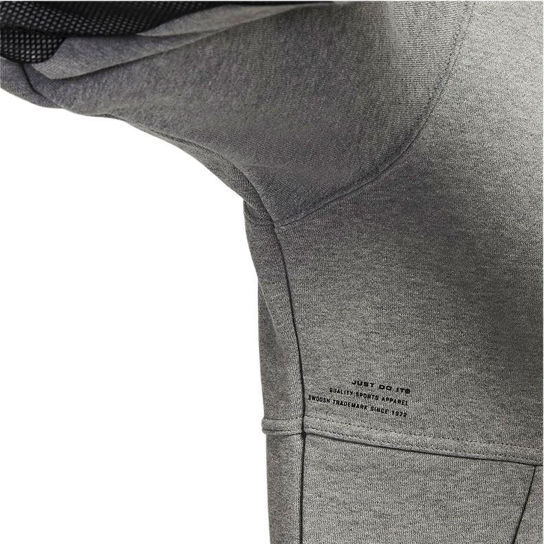 Nike Мужская куртка на молнии с капюшоном, верхняя одежда, серая CK6742-091