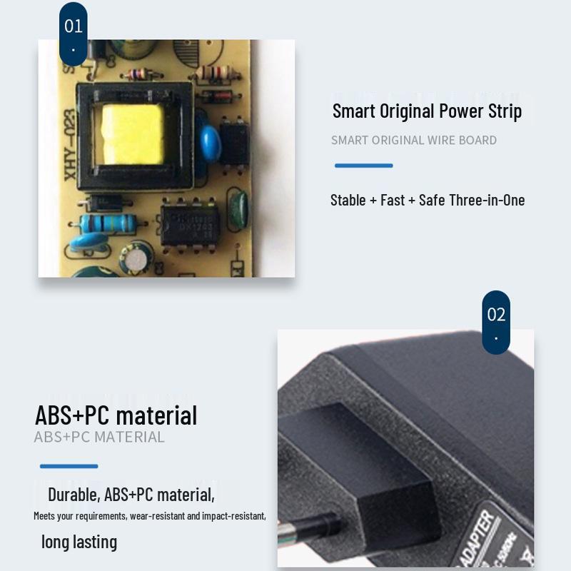 Европейский стандартный многовольтный адаптер питания 12В2А, 5В2А, 12В1А, 15В2А, 24В1А, с опциями 5В, 6В, 9В, 12В, 24В.