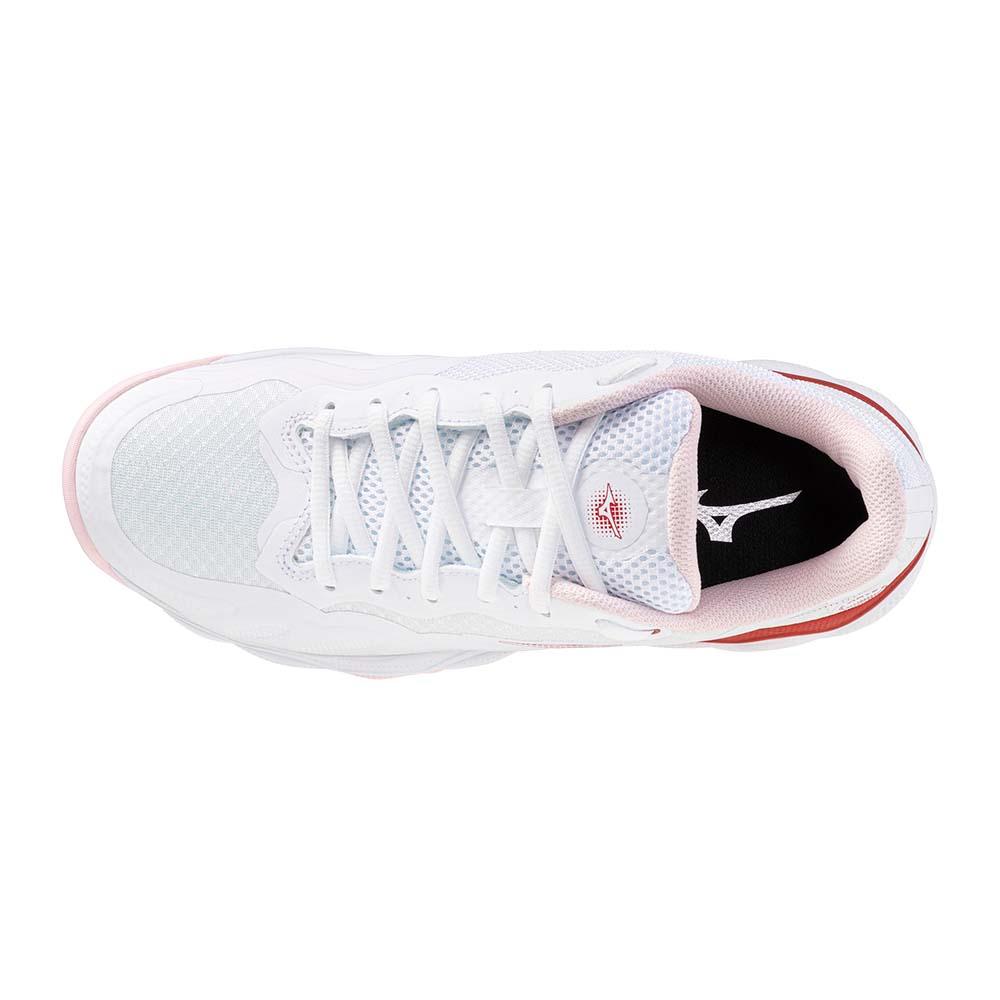 Mizuno WAVE ENFORCE COURT Теннисные кроссовки Унисекс Низкие Белый/Розовый 61GA243362
