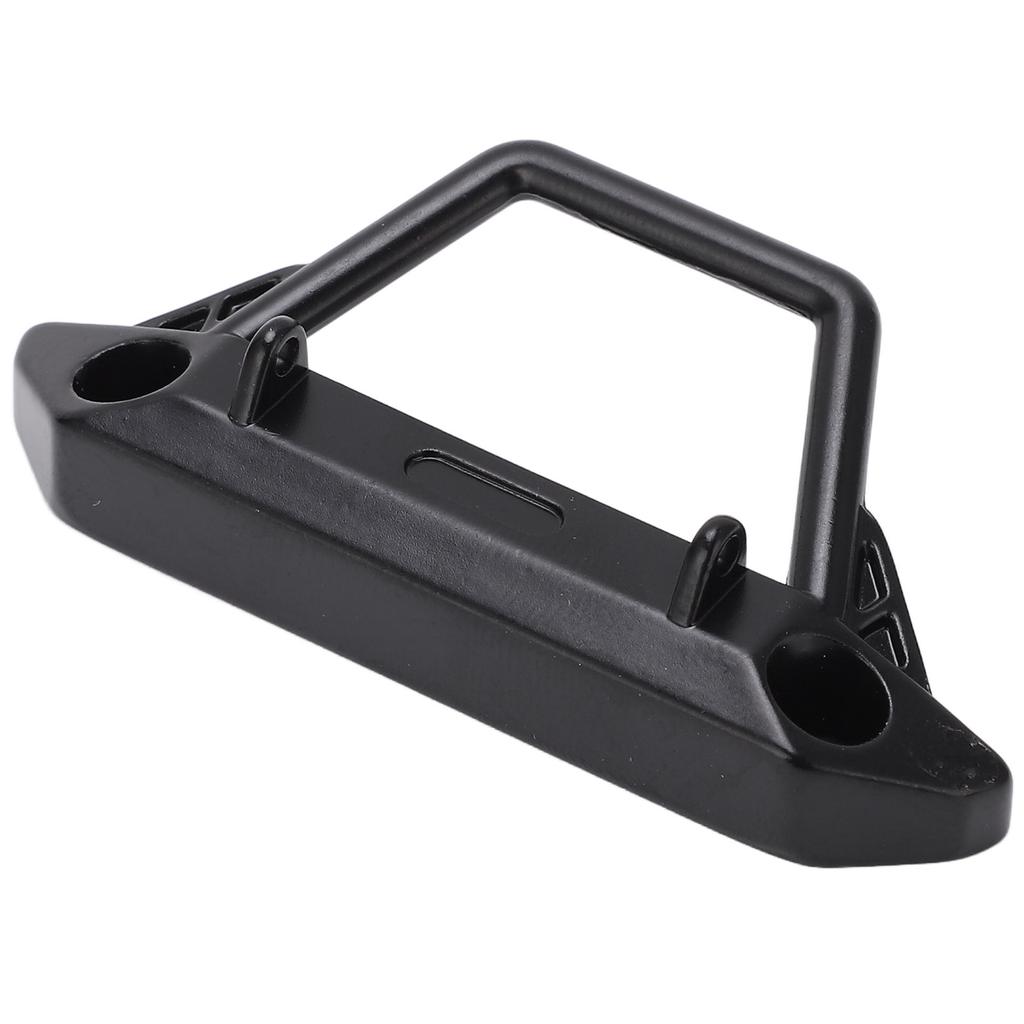 RC Flat Front Bumper Car Protection with 2 LED Headlights for Axial SCX24 124 RC Car Crawler