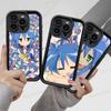 Чехол для телефона с изображением аниме-девушки Lucky Star для IPhone 17 16 15 14 13 12 11 Pro Max Plus Силиконовый противоударный чехол