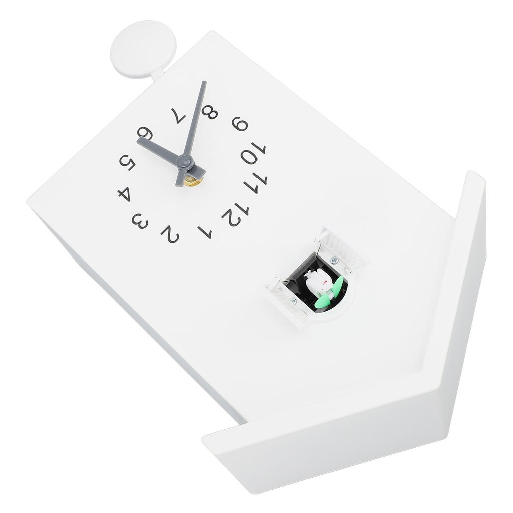 Bird House Wall Clock Bird Voice Call Nordic Style Bird House Pendulum Wall Hanging Clock for Office Bedroom Living Room