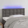 VidaXL LED Headboard Bedroom Furniture Single Bed Accessory Headboard Interior Grey 3121700