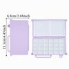 Magnetic Travel Painting Tray Mini Empty Paint Palette Compact Watercolor Paint Box  Artist