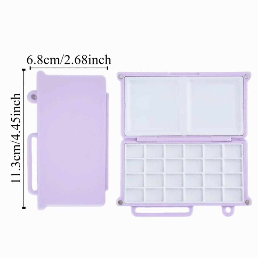 Magnetic Travel Painting Tray Mini Empty Paint Palette Compact Watercolor Paint Box  Artist