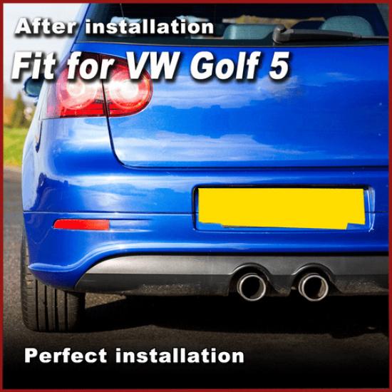 2 шт. Красные отражатели заднего бампера Накладка Подходит для VW Golf 5 MK5 R32 2006-2009