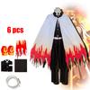 Anime Demon Slayer Kimetsu No Yaiba Rengoku Kyoujurou Cosplay Kimono Costume Uniform Clothing for Halloween and Christmas