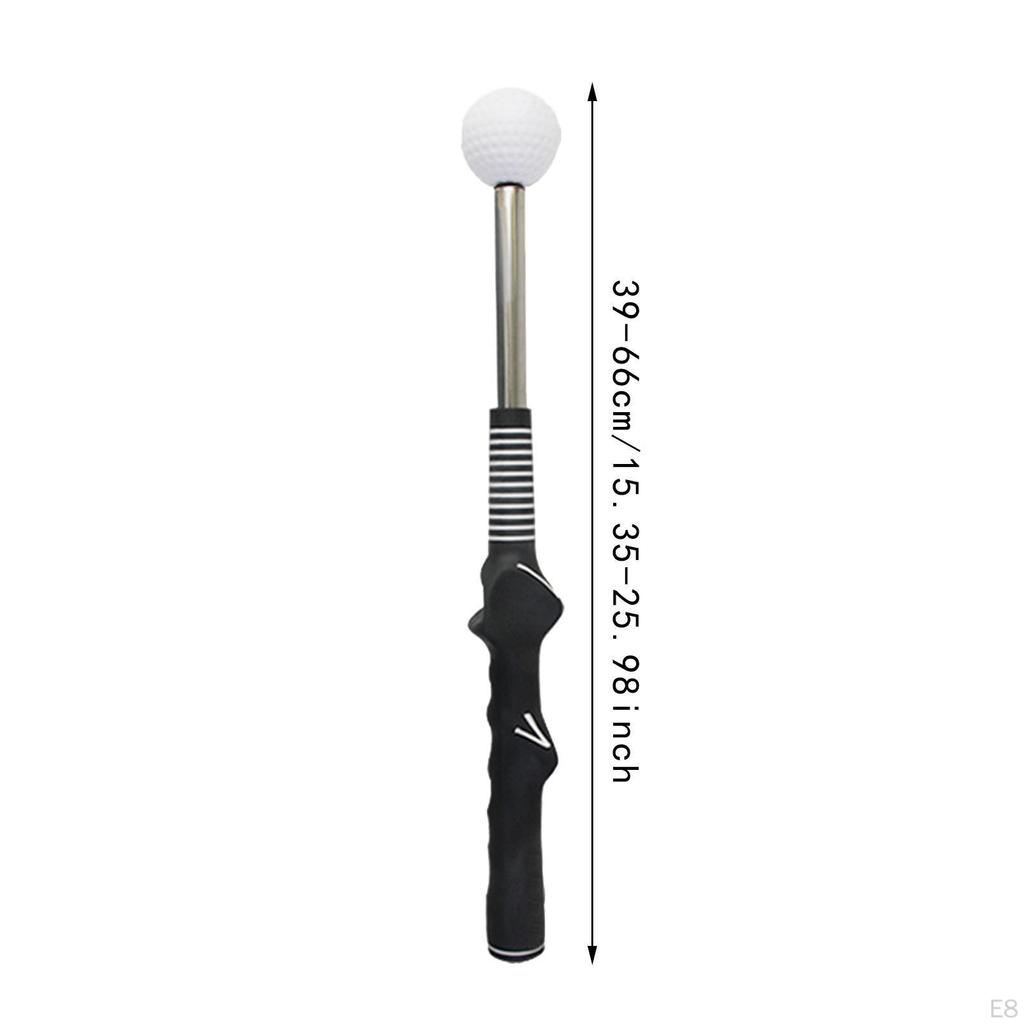 Golf Swing Trainer Telescopic Warm Up Stick Lightweight Outdoor Training Aid Alignment