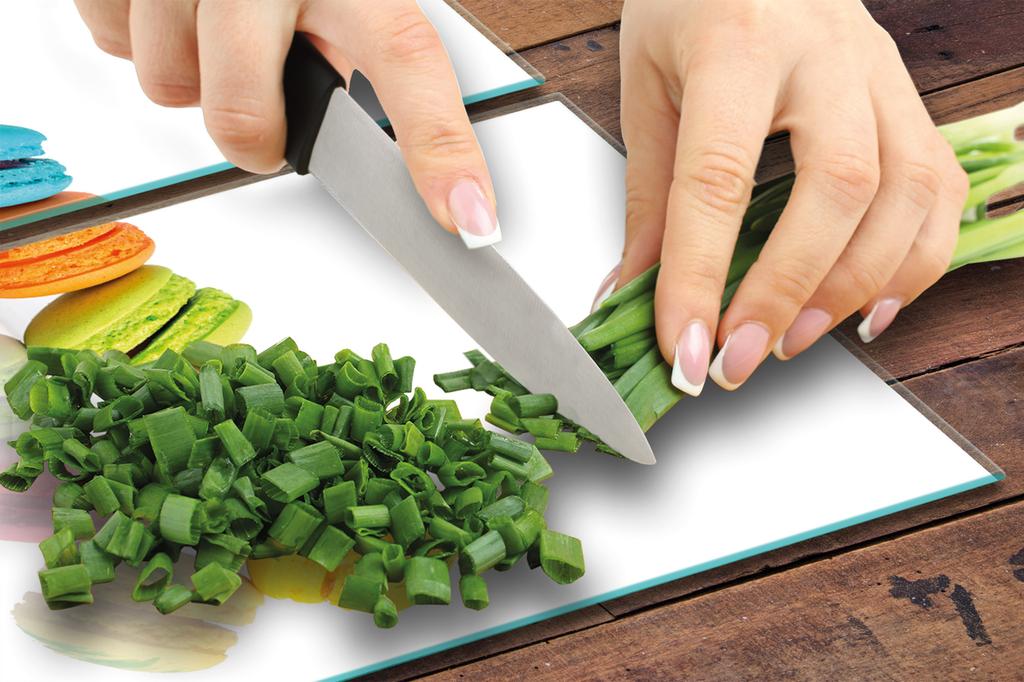 СТЕКЛЯННАЯ ЗАЩИТНАЯ ПАНЕЛЬ ДЛЯ КУХНИ 2x35x52 ЦВЕТНАЯ