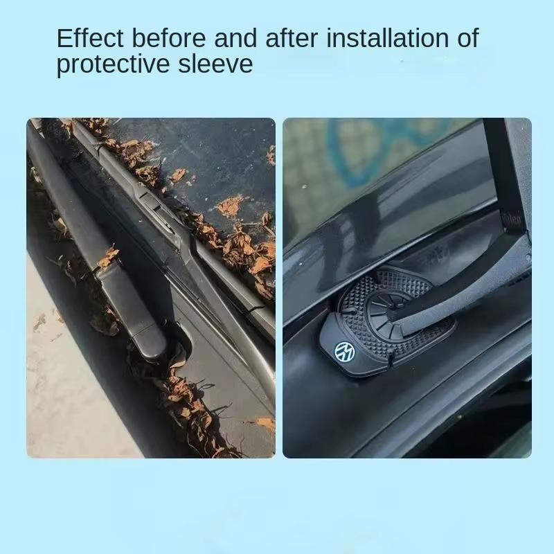 Car Wiper Hole Cover Silicone Dust Proof Protection Cap