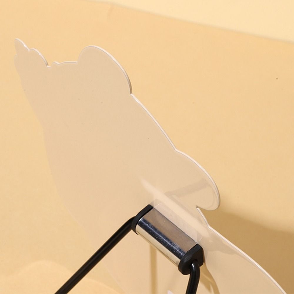 Cartoon Standing Makeup Mirror Adjustable Desktop Makeup Mirror Portable Single-sided Mirror  Gift