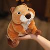 Realistic Beaver Plush Toy Large Teeth Spongy Filling Perfect Birthday Gift