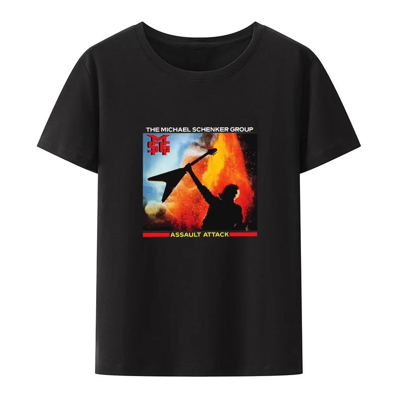 Футболка Michael Schenker Group Michael Schenker Group Rock Heavy Hard Metal Armed and Ready Rock Bottom Ufo Футболка Camisetas