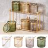 European Style Seasoning Storage Jar Transparent Spice Container Food Storage Organizer  Chili