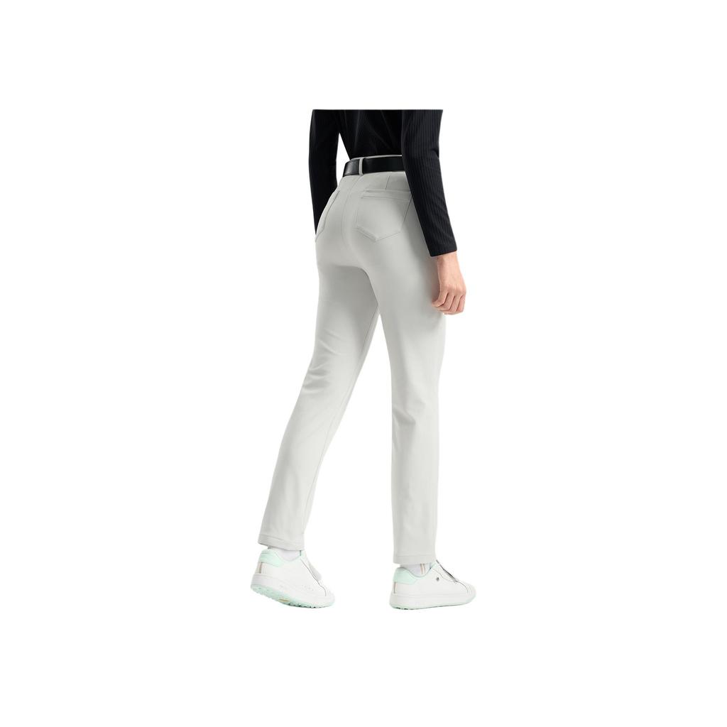 Fila Модная классика серии Golf, трендовые универсальные эластичные мягкие дышащие вязаные спортивные брюки с прямыми штанинами для женщин A11W545802FGY