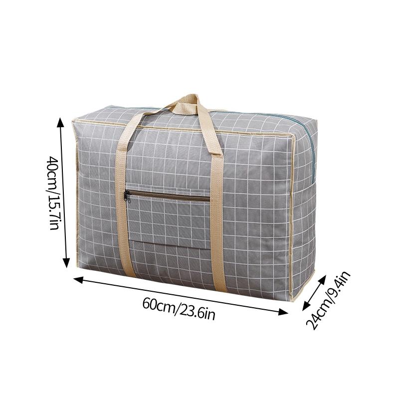 Large luggage Bag Large Capacity Woven Bag Multifunctional Luggage Packing Bag Clothing Organizer Zipper Portable Moving Bags