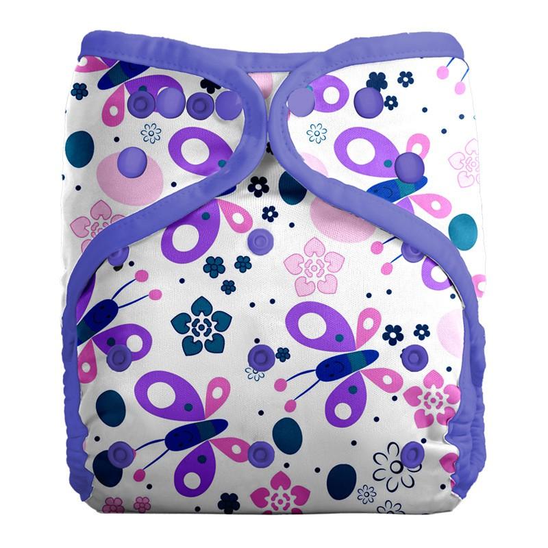 Washable Cloth Diaper Toddlers 1-3 Years Reusable Double Snap Color Trimmed