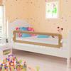 VidaXL Child Bed Rail Taupe 150x42 Cm Polyester 10165