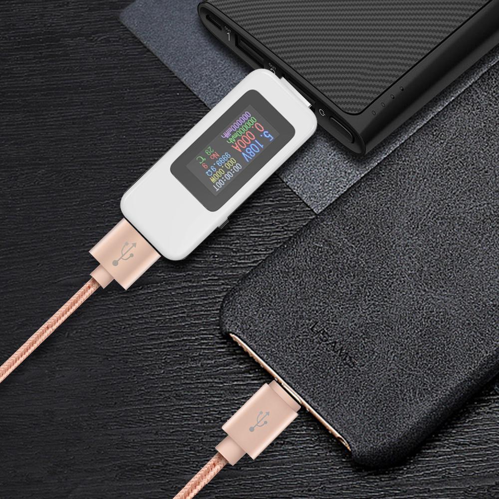 LCD USB Detector Voltmeter Ammeter Power Capacity Tester Meter Voltage Current Charger Amperimetro Volt Meter Indicator
