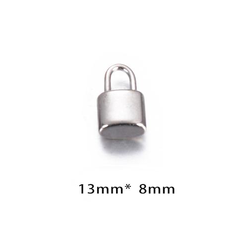 Wholsale 10pcs/lot Stainless Steel Lock Charm Fit Necklace Bracelet Padlock DIY Charm Pendant Jewelry Making