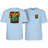 Футболка для скейтборда Powell Peralta Cab Street Dragon Небесно-голубая Мужская