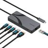 SABRENT USB4 Travel Dock 2x 1x HDMI 85W PD Hub, Hub, USB-C Ports, USB-A Port, 2.1, 2.5GbE, 3.0 [HB-U4HP]