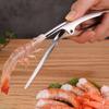 Shrimp Peeler Stainless Steel Kitchen Appliance for Quick Shrimp Peeling Line Cutter Fishing Lobster Seafood Tool for Home Restaurant