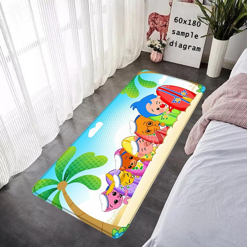 Cartoon Foot Rug Welcome Floor Mat for Entryway Plim Plim Bathroom Hallway Carpet Kitchen Water Adsorbed Rugs Fluffy Home Decor