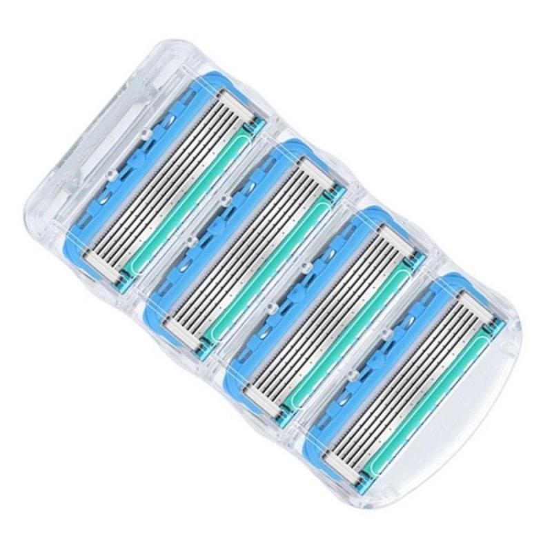 4 шт./лот кассетное лезвие для бритья для лица для мужчин