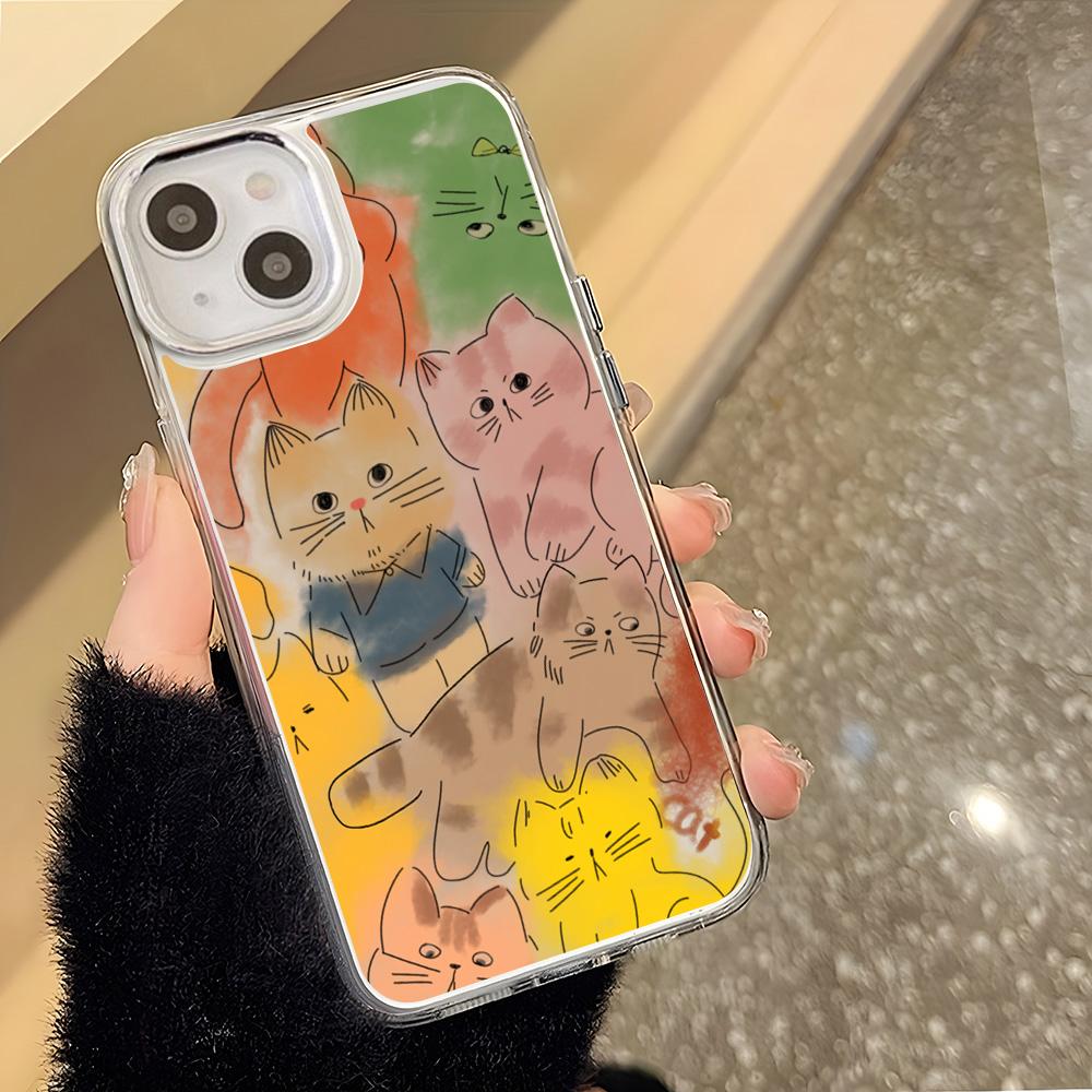 Прозрачный чехол для телефона для iPhone 11 12 13 iPhone 13 14 15 Pro 15 16 Pro Max Samsung A15 A16 A25 A26 A55 A56 S25 S24 S22 S23 Ultra S25 Edge