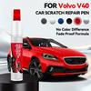 Для VOLVO V40 Автомобильный ремонтный маркер краски Подкраска Удаление царапин Сделай сам Автоаксессуары Коричневый 712 Синий 713 721 Бронзовый 708 Белый 707