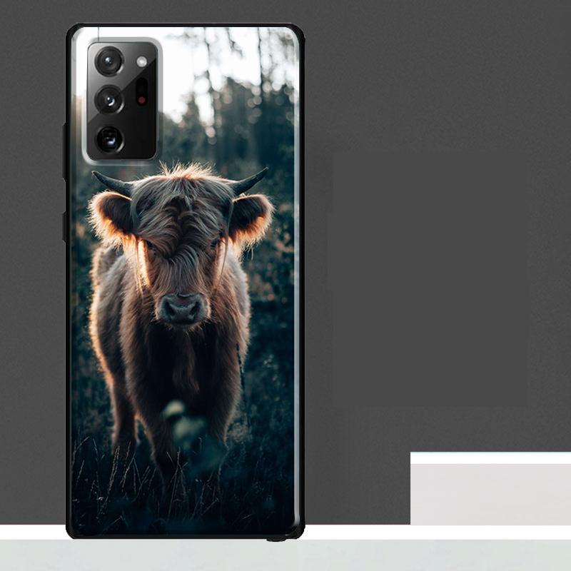 Highland Cows Case For Samsung Galaxy S25 S24 S23 Ultra S9 S10 S20 S21 S22 Plus S23 FE S25 FE Phone Cover