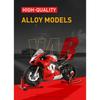 Spray 1/6 Ducati V4S Racing Motorcycle Alloy Diecast Model Car Trendy Indoor Furniture Toys Ornaments Collection Hobbies Holiday