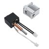 Набор Hotend Горячий конец Экструдер для печати с нагревательным блоком Радиатором Замена сопла из закаленной стали для 3D-принтера 0,6 мм