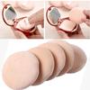 5Pcs Round Facial Powder Foundation Puff ,Portable Soft Cosmetic Puff For Makeup Application, Beauty Tool Essential Make Up