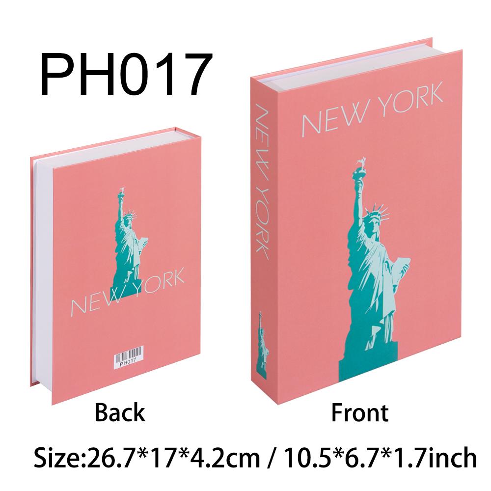New York Paris London Series Luxury Fake Book Decoration Remote Control Storage Box Fashion Coffee Table Decoration Accessories