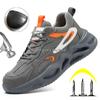 Lightweight Safety Shoes Men's Boots Working Shoes For Men Anti-Smashing Boots Steel Toe Cap Boots Male Sneaker For Men Footwear