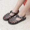 Children's Transparent Roman Jelly Sandals for Ages 3-9, Princess Style