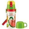 2WAY Straw with Cup Stainless Steel Kids Water Bottle 350ml The Very Hungry Caterpillar SKCP3-A