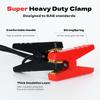Jumper Cables With Adapter For Dewalt 20V Battery, 3.3FT 8AWG Portable Battery Dewalt Jumper Starter Automotive Booster Cables Power For Car Jump