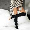 Winter Long Warm Leg Warmers Knitting Knee High Socks Girl Boot Topper Sock Skinny Stockings Lolita Knitted Crochet Long Socks