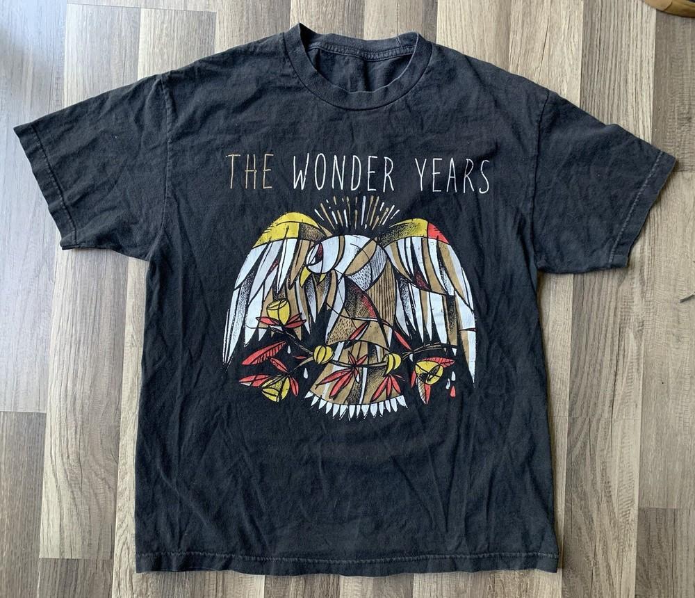 Винтажная футболка группы The Wonder Years Унисекс Концертная S - 5XL DO615 Унисекс Футболка