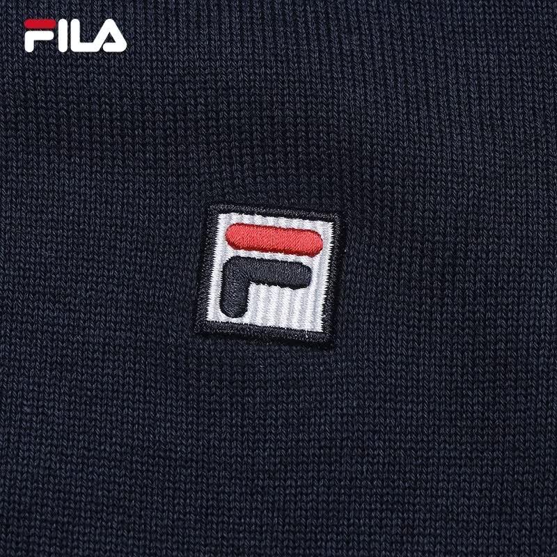 Fila Женская вязаная рубашка-поло с цветовыми блоками, имитация двух предметов
